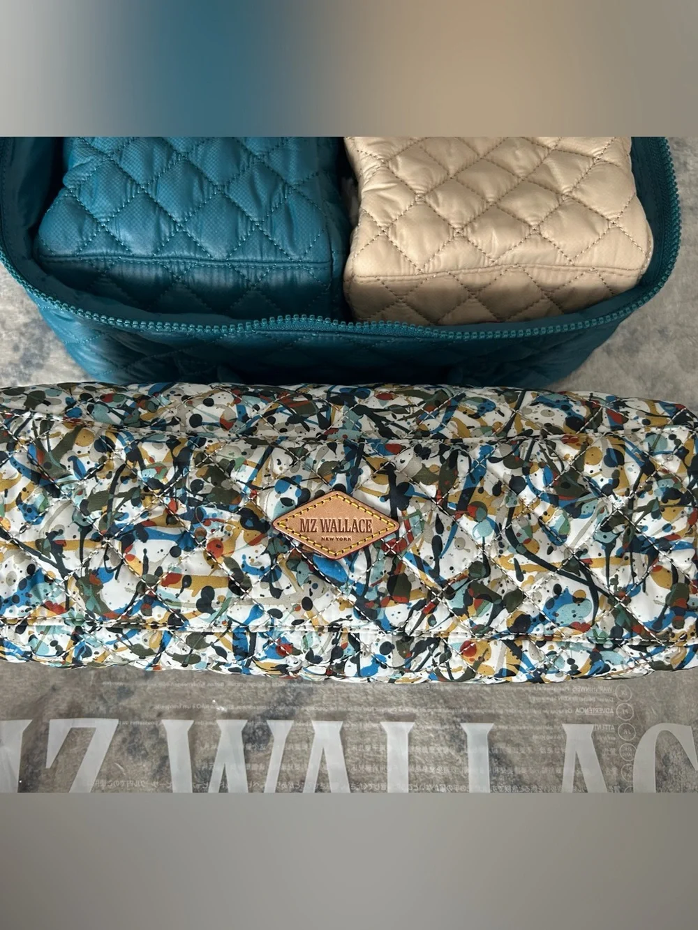 NWT MZ Wallace Packable Pouch Set